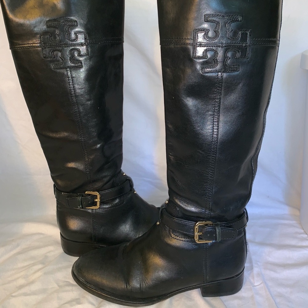 Tory Burch black leather boots!